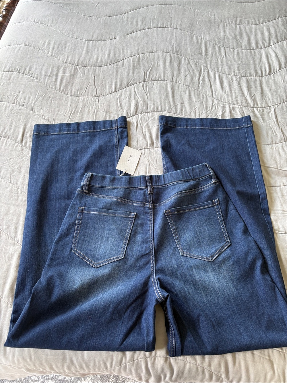 Cello Women's Straight Leg Jeans - Dark Blue - Picture 4 of 5